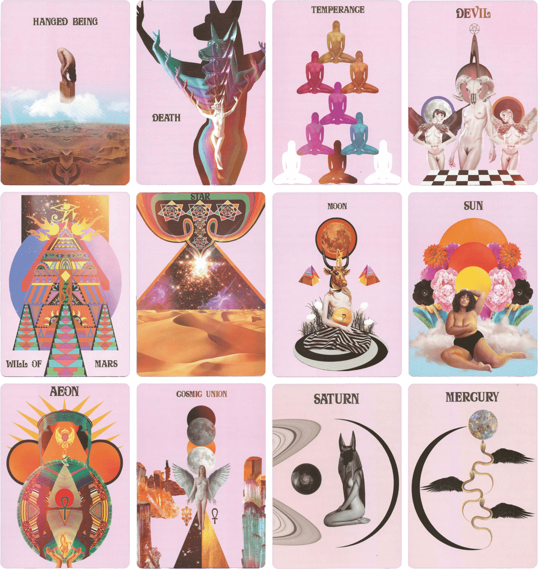 She Wolfe Tarot | Fourth Edition by SERPENTFIRE | Pink Tarot Deck She Wolfe Tarot | Fourth Edition by SERPENTFIRE | Pink Tarot Deck