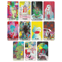 star power tarot deck by Charlie Quintero major arcana cards 0 to 10