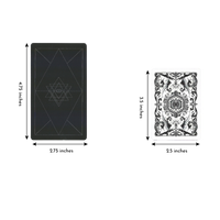 synesthesia tarot deck card size comparison