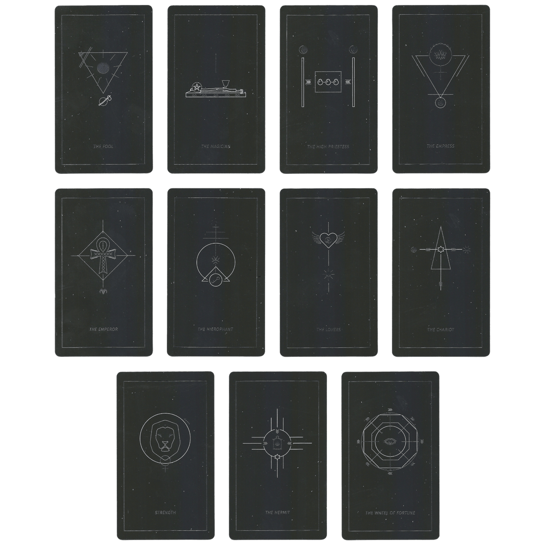 the synesthesia tarot major arcana cards
