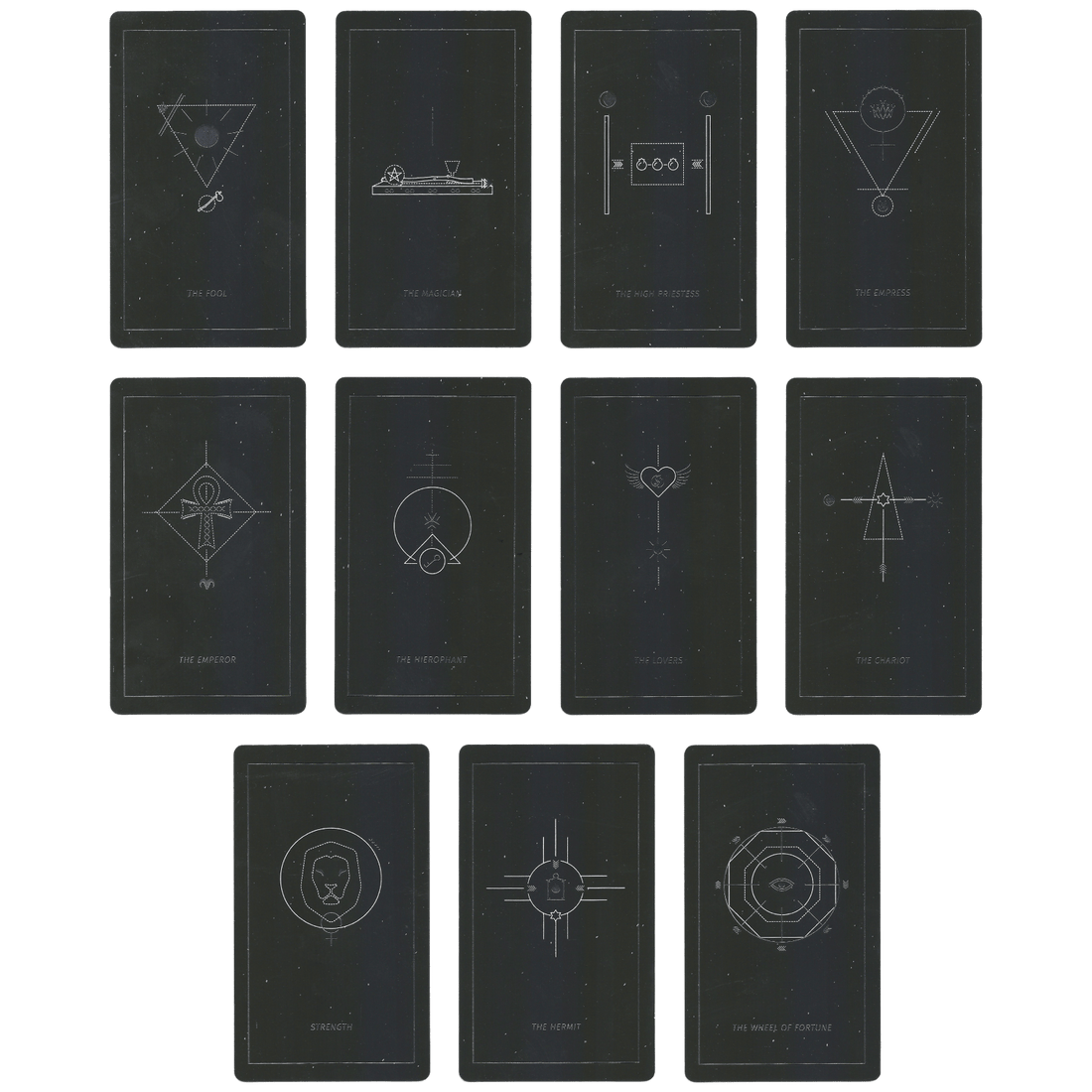 the synesthesia tarot major arcana cards