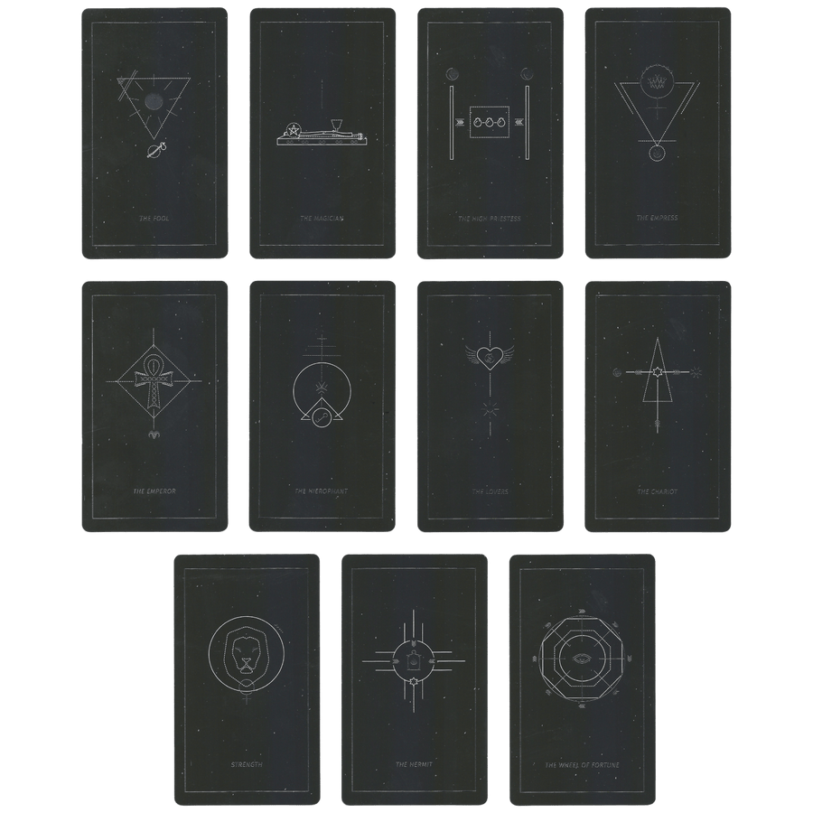 the synesthesia tarot major arcana cards