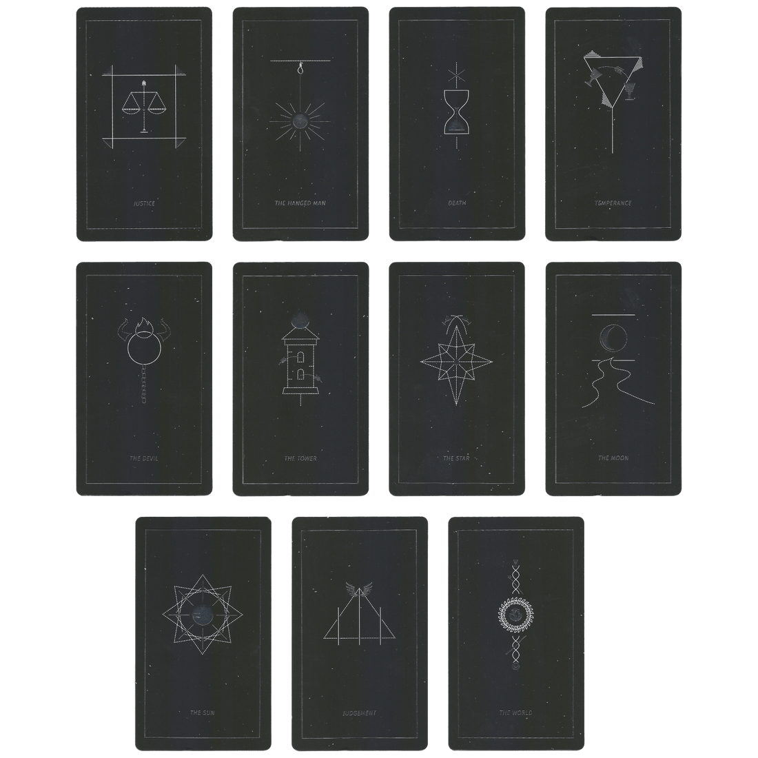 the synesthesia tarot major arcana cards