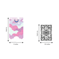 pastel journey tarot card size comparison