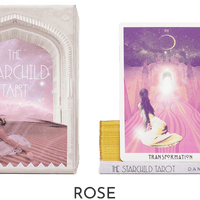 the starchild tarot deck box rose pink. The starchild tarot deck by danielle noel (Starseed Designs inc.)