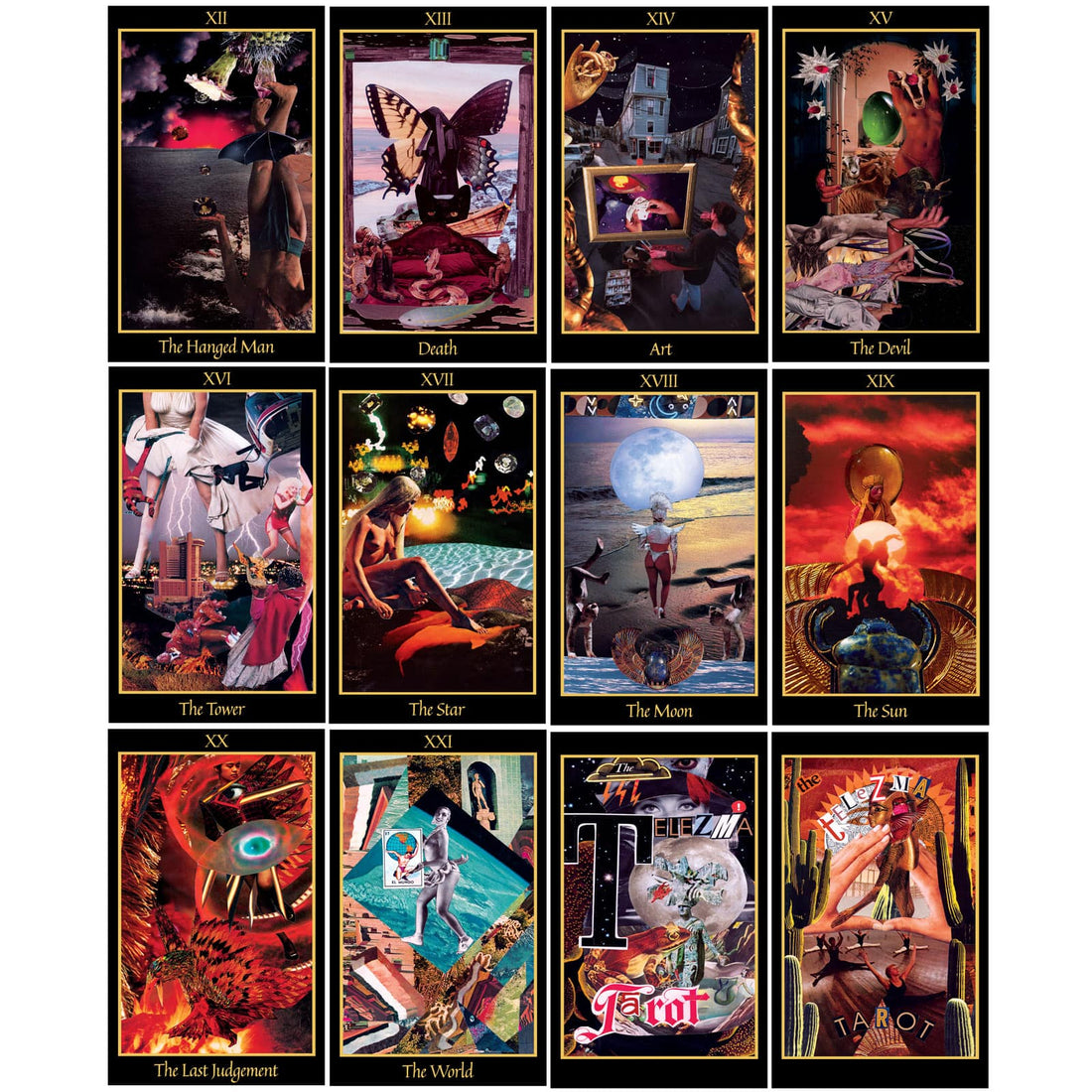 the telezma tarot major arcana cards